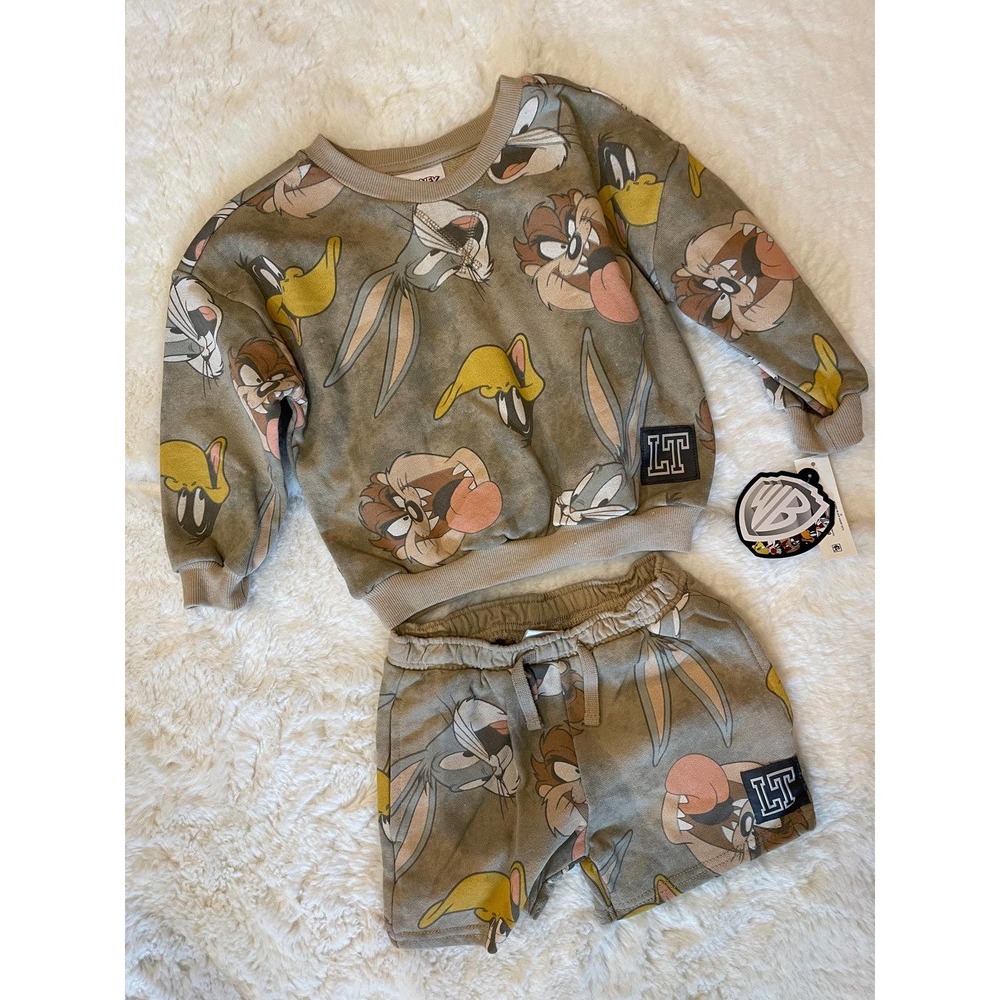 3T Looney Tunes Sweatshirt Set